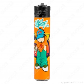 Atomic Festival Accendino Maxi Ricaricabile Fantasia Hip Hop - Serie di 4 Accendini