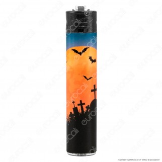Atomic Festival Accendino Maxi Ricaricabile Fantasia Creepy - Box da 48 Accendini