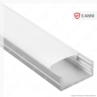 V-Tac VT-8108 Profilo in Alluminio per Strisce LED - Lunghezza 2