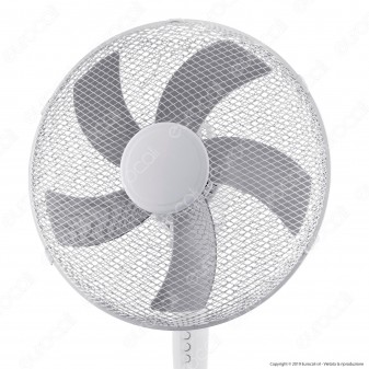 CFG Bianco 40 Ventilatore a Piantana 40 cm - Mod. EV073