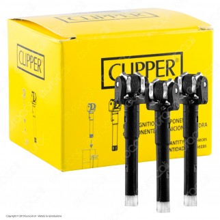 Clipper Pietrina con Pressatabacco per Accendini Micro e Large - Box da 100pz