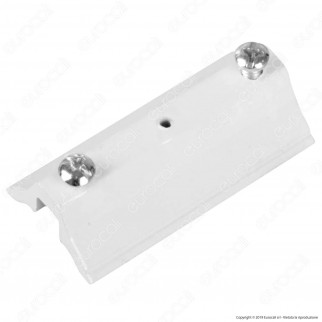 V-Tac Kit Sospensione Singola in Acciaio per Track Light a Binario Colore Bianco - SKU 3566