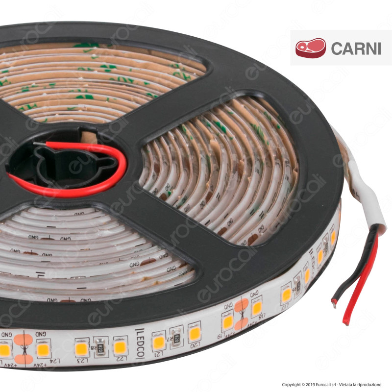 LEDCO Striscia LED 2835 Monocolore 120 LED/metro 24V IP65 per