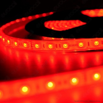 LEDCO Striscia LED RGB 120 LED/metro 24V Subacquea IP68  - Bobina da 5 metri