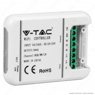V-Tac Smart VT-5009 Wi-Fi Controller Dimmer per Strisce LED - SKU 8426