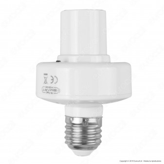 V-Tac Smart VT-5007 Portalampada per Lampadine E27 Wi-Fi - SKU 8421