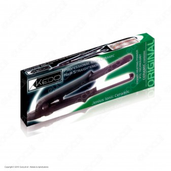 KEDO Jenius Ionic Ceramic Extra Slim - Piastra per capelli professionale