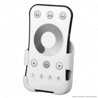 Life Kit Controller Dimmer a 4 zone per Strisce LED con Telecomando e connessione pulsante cablato - mod. 16.LT5RDK