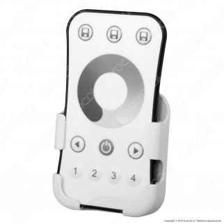 Life Kit Controller Dimmer a 4 zone per Strisce LED con Telecomando e connessione pulsante cablato - mod. 16.LT5RDK