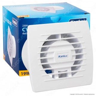 Kanlux Cyklon EOL100 Ventilatore da Canale 19W IPX4 - mod. 70911
