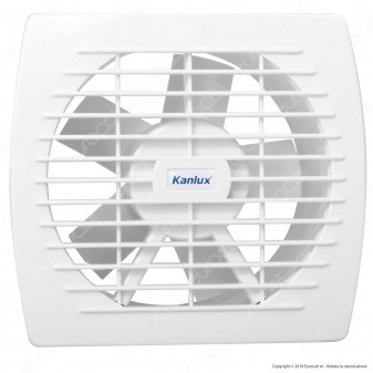 Kanlux Cyklon EOL150B Aspiratore da Canale 22W IPX4 - mod. 70921