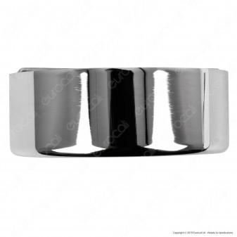 FAI Rosone Cilindrico in Metallo 6 Fori Colore Cromo - mod. 1159/CR/6