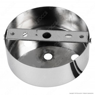 FAI Rosone Cilindrico in Metallo 6 Fori Colore Cromo - mod. 1159/CR/6