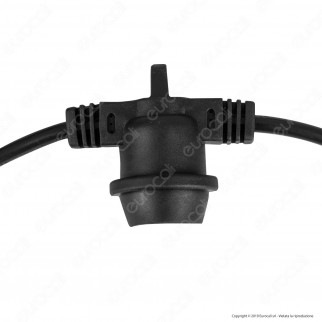 FAI Catenaria 11 metri per 20 Lampadine LED E27