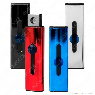 Atomic Accendino USB Ricaricabile Antivento