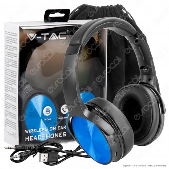 V-Tac VT-6322 Cuffie Wireless a Padiglione Bluetooth