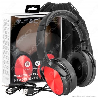 V-Tac VT-6322 Cuffie Wireless a Padiglione Bluetooth