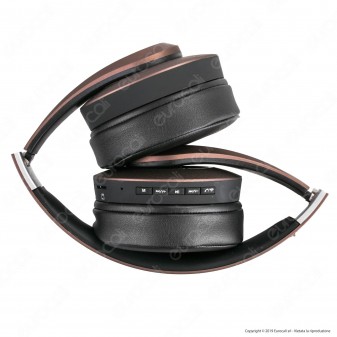 V-Tac VT-6322 Cuffie Wireless a Padiglione Bluetooth