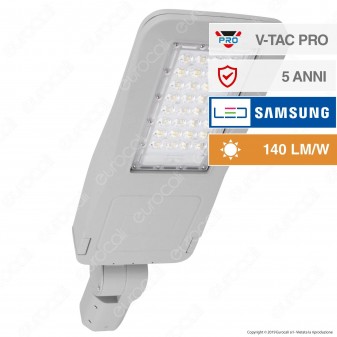 V-Tac PRO VT-53ST Lampada Stradale LED 50W Lampione SMD Chip Samsung