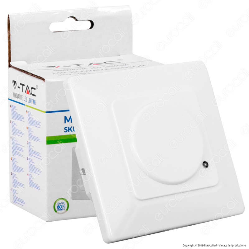 V-Tac VT-8023 Sensore di Movimento a Microonde per Lampadine - SKU
