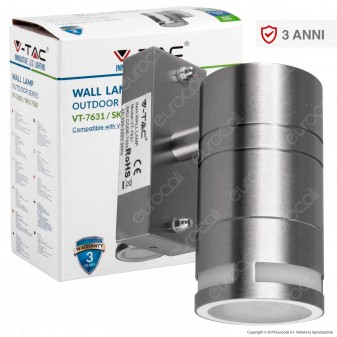 V-Tac VT-7631 Portalampada Wall Light da Muro per Lampadine GU10 -