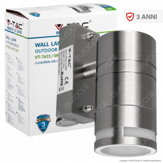V-Tac VT-7631 Portalampada Wall Light da Muro per Lampadine GU10 -
