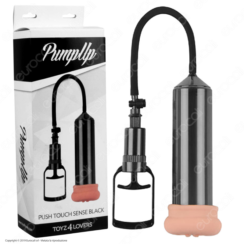 Toyz4Lovers Pump Up Push Touch Sense Black - Sviluppatore per il Pene