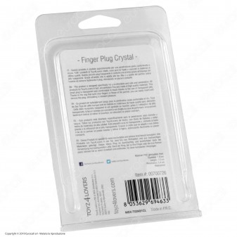 Toyz4Lovers Finger Plug Crystal in PVC - Plug Anale