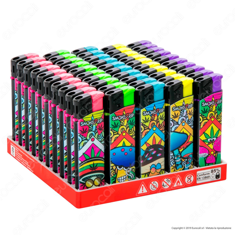 SmokeTrip Accendini Elettronici Ricaricabili Fantasia Magic Mushroom