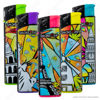 SmokeTrip Accendini Elettronici Ricaricabili Fantasia Magic City -