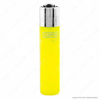 Clipper Large Fantasia Traslucido Soft Touch - Box da 48 Accendini