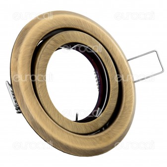 Kanlux ARGUS CT-2115-BR/M Portafaretto Orientabile Rotondo da Incasso