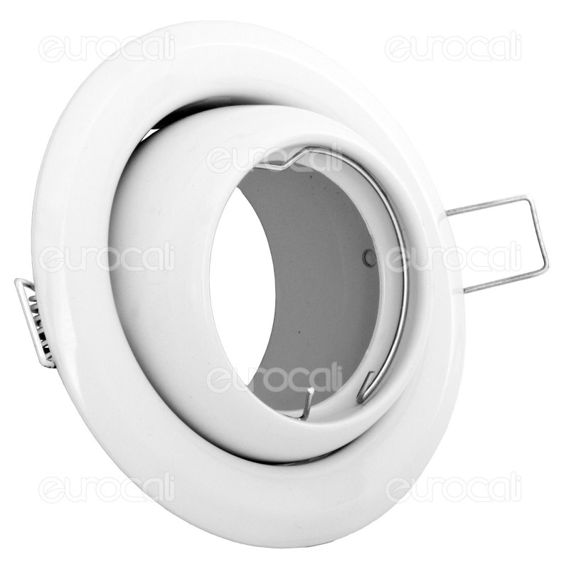 Kanlux ARGUS CT-2117-W Portafaretto Orientabile Rotondo da Incasso