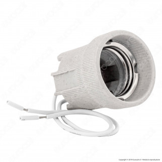 Life Portalampada per Lampadine E27 con Cavi - mod. 39.PH137