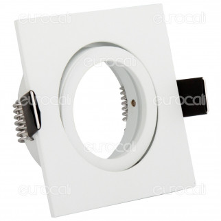 Kanlux DALLA CT-DTL50-W Portafaretto Orientabile Quadrato da Incasso