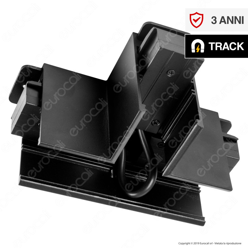 V-Tac T Connector Connettore Angolare a T per Binari Magnetici Track