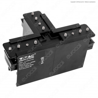 V-Tac T Connector Connettore Angolare a T per Binari Magnetici Track
