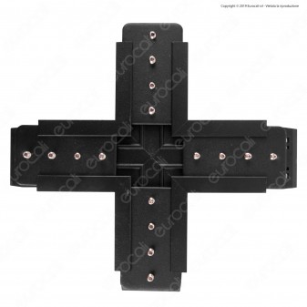 V-Tac X Connector Connettore Angolare a Croce per Binari Magnetici