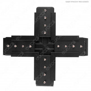 V-Tac X Connector Connettore Angolare a Croce per Binari Magnetici