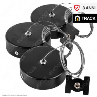 V-Tac Pendant Track Rail Accessory Kit Sospensione per Binari