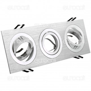 Kanlux SEIDY CT-DTL350-AL Portafaretto Orientabile da Incasso per 3