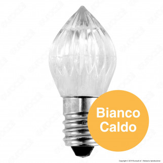 Life Lampada Votiva LED E14 0,5W Candela Fiamma 10-24V - mod.