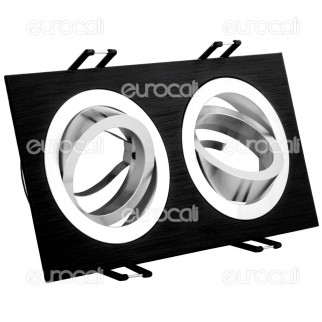 Kanlux SEIDY CT-DTL250-B Portafaretto Orientabile da Incasso per 2