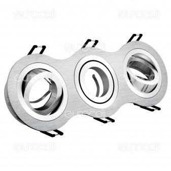 Kanlux SEIDY CT-DTO350-AL Portafaretto Orientabile da Incasso per 3