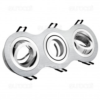 Kanlux SEIDY CT-DTO350-AL Portafaretto Orientabile da Incasso per 3