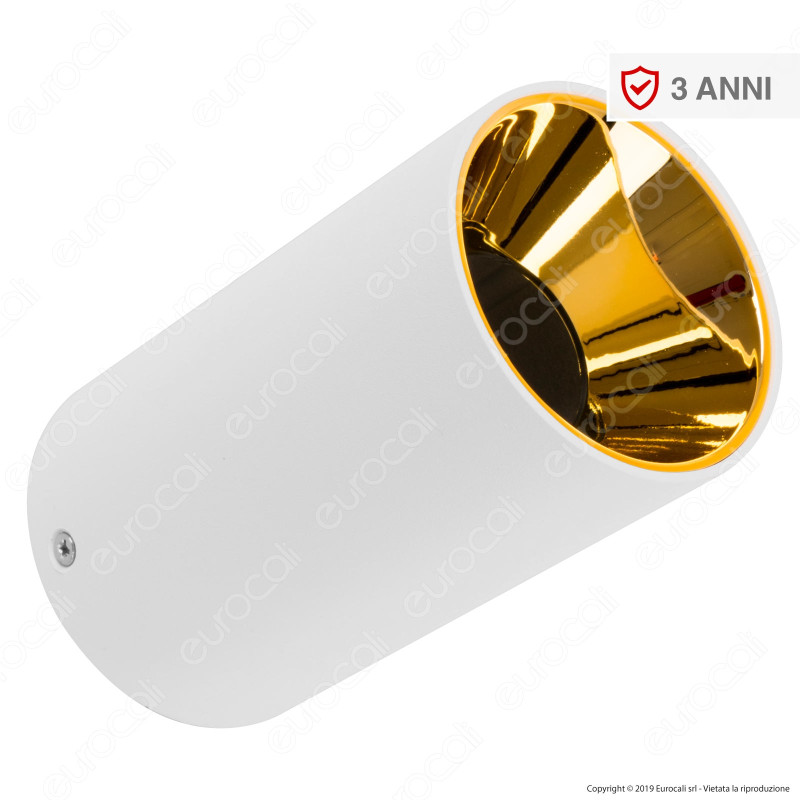 V-Tac VT-882 Supporto Portafaretto Fisso Rotondo da Soffitto per