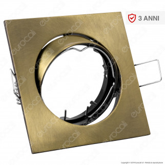 V-Tac VT-779 Portafaretto Orientabile Quadrato da Incasso per