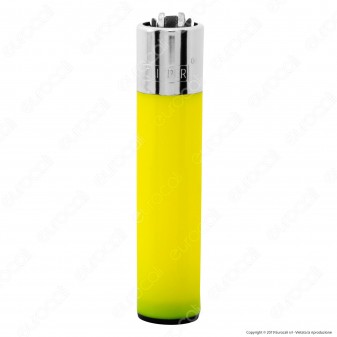 Clipper Large Fantasia Solid Fluo Mix - Box da 48 Accendini