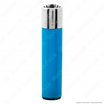Clipper Large Fantasia Solid Fluo Mix - Box da 48 Accendini