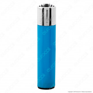 Clipper Large Fantasia Solid Fluo Mix - Box da 48 Accendini